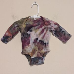 Rabbit skins tie dye onesie  3 months